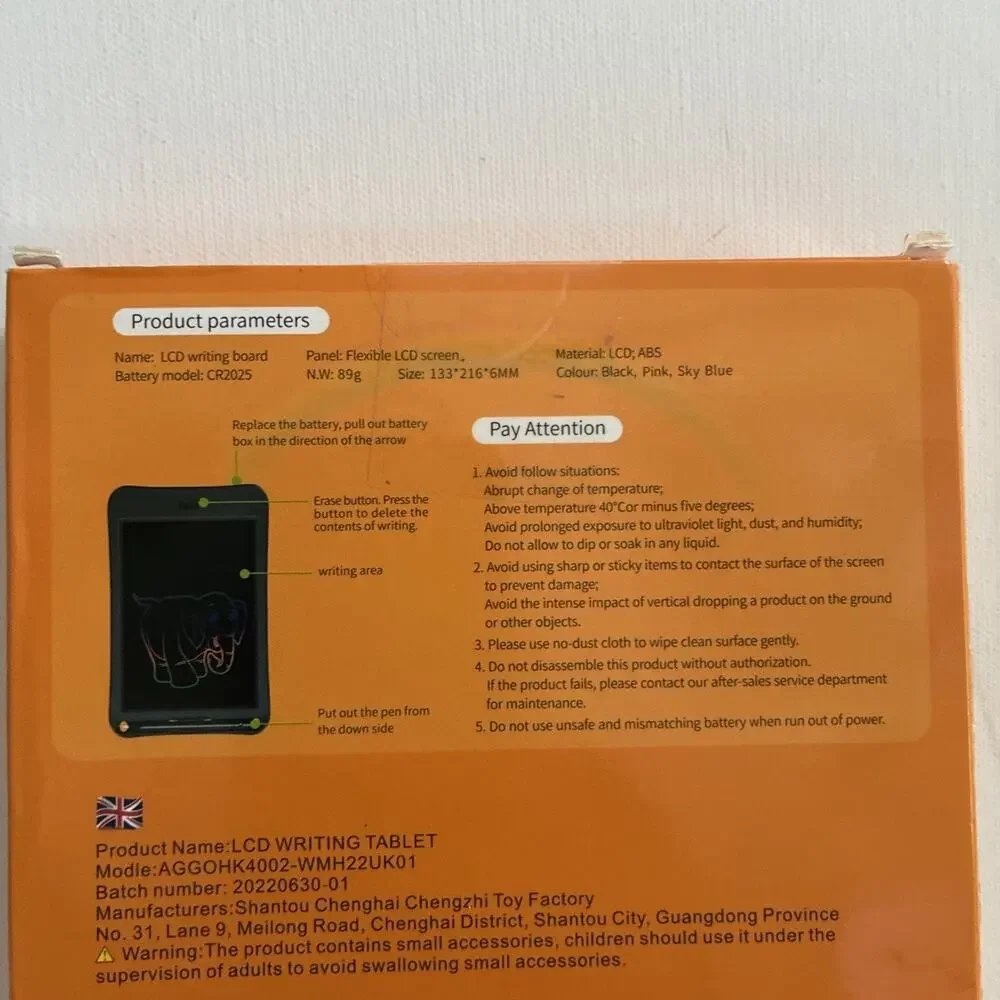 LCD Writing Board Tablet for Kids 9'' Inch Ages 3+ Boys Girls New